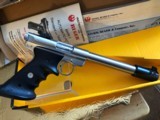 RUGER MARK II TARGET STAINLESS LIKE NEW , EXCELLENT - 6 of 15