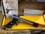 RUGER MARK II TARGET STAINLESS LIKE NEW , EXCELLENT - 2 of 15