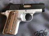 KIMBER MICRO 380 CARRY , TWO TONE , 2 MAGS , beautiful as new , unfired ! - 9 of 14
