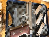 BERETTA 92FS-CAL 9MM STAINLESS , WOOD GRIPS , 3 MAGS EXCELLENT - 12 of 12