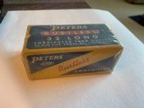 Peters Rustless 32 Long Lubricated Lead Bullet 50 Rim Fire Smokeless Cartridges -Made in USA - 1 of 1