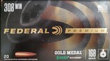 Federal Premium gold medal 308 - 1 of 1