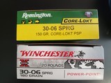 Winchester 30 06 ammunition (power point, 180 grain) - 1 of 2
