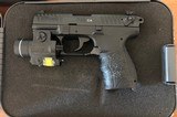 WALTHER P22 CA with Streamlight TR 3-4 strobe and red laser - 1 of 5
