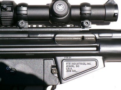 PTR 91 ,308w/ Vortex scope 1-6 Strike Eagle (illuminated) - Image 9 of 11