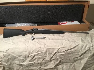 Montana 1999, 270 WSM Stainless Steel, Light synthetic grey stock, like new