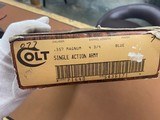 NIB Unfired Colt Single Action Army SAA 357 mag 4 3/4” 3rd Generation 1980 - 15 of 15