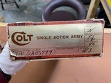 Unfired Colt SAA Single Action Army Nickel 45 Colt 5.5” (1978) 3rd Generation EXCELLENT! - 15 of 15