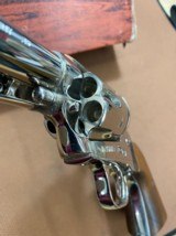 Unfired Colt SAA Single Action Army Nickel 45 Colt 5.5” (1978) 3rd Generation EXCELLENT! - 5 of 15