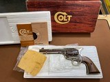 Unfired Colt SAA Single Action Army Nickel 45 Colt 5.5” (1978) 3rd Generation EXCELLENT! - 1 of 15