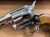 Unfired Colt SAA Single Action Army Nickel 45 Colt 5.5” (1978) 3rd Generation EXCELLENT! - 3 of 15