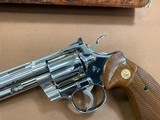 1978 Colt Python 357 mag Nickel 6” barrel with Box 98% Condition! - 3 of 15