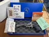 Colt SAA Single Action Army 38-40 Nickel 4 3/4” Custom Shop Very Good! - 2 of 15