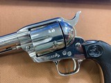 Colt SAA Single Action Army 38-40 Nickel 4 3/4” Custom Shop Very Good! - 3 of 15