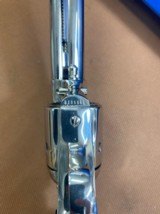 Colt SAA Single Action Army 38-40 Nickel 4 3/4” Custom Shop Very Good! - 8 of 15