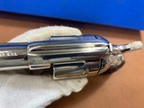 Colt SAA Single Action Army 38-40 Nickel 4 3/4” Custom Shop Very Good! - 10 of 15