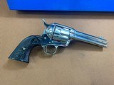 Colt SAA Single Action Army 38-40 Nickel 4 3/4” Custom Shop Very Good! - 4 of 15