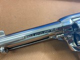 Colt SAA Single Action Army 38-40 Nickel 4 3/4” Custom Shop Very Good! - 6 of 15