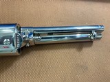 Colt SAA Single Action Army 38-40 Nickel 4 3/4” Custom Shop Very Good! - 5 of 15