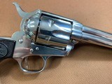 VERY RARE Nickel Colt SAA Single Action Army 38 spl 4 3/4” 2nd generation w/letter - 4 of 15