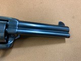 RARE All Blue non-fluted Colt SAA Single Action Army 45 colt 4 3/4” w/Genuine Ivory & Letter - 9 of 15