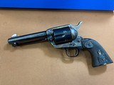 Beautiful Colt SAA Single Action Army 45 Blue 4 3/4” 3rd generation EXCELLENT! - 2 of 15