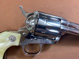 Very Nice Colt Single Action Army SAA Nickel 45 3rd generation (2007) 5.5” Pearl Grips - 5 of 15