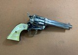 Very Nice Colt Single Action Army SAA Nickel 45 3rd generation (2007) 5.5” Pearl Grips - 4 of 15