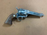 Beautiful Colt SAA Single Action Army 3rd generation (1994) in 38-40 Nickel 5.5” - 4 of 15