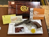 Amazing Nickel Colt SAA Single Action Army 3rd generation (1980) 44 spl 4 3/4” w/box EXCELLENT! - 1 of 15