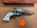 Beautiful Nickel Colt SAA Single Action Army 3rd generation (1979) 44 spl 5.5” w/box - 3 of 15