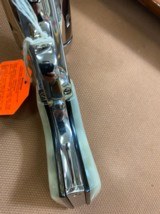 Beautiful Nickel Colt SAA Single Action Army 3rd generation (1979) 44 spl 5.5” w/box - 10 of 15