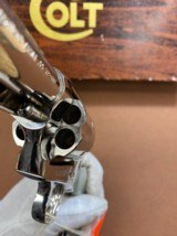 Beautiful Nickel Colt SAA Single Action Army 3rd generation (1979) 44 spl 5.5” w/box - 9 of 15