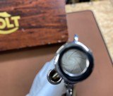 Beautiful Nickel Colt SAA Single Action Army 3rd generation (1979) 44 spl 5.5” w/box - 14 of 15