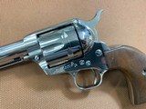 SUPER NICE Colt SAA Single Action Army 2nd Generation (1964) Nickel 357 mag 4 3/4” barrel - 2 of 15