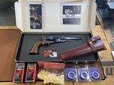 Rare, Colt 1860 Army Black Powder Series 2nd generation 44 cal & Extras! Like New! - 1 of 15