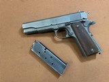 Amazing 1945 WWII Remington Rand 1911A1 U.S Property 45 auto All Correct, Excellent! - 6 of 15