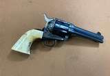 Amazing Colt SAA Single Action Army 3rd Gen (1998), 45 Colt 4 3/4” Stag Grips Excellent! - 5 of 15