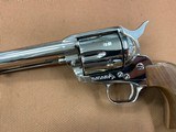 Beautiful Nickel Colt SAA single action army 357 mag, 3rd Gen (1981), 7.5” barrel, EXCELLENT! - 2 of 15