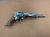 Beautiful Nickel Colt SAA single action army 357 mag, 3rd Gen (1981), 7.5” barrel, EXCELLENT! - 5 of 15