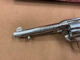 RARE Custom Colt SAA single action army Nickel 44-40 Black Powder Frame Ivory & Letter UNFIRED - 10 of 15