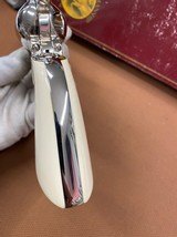 RARE Custom Colt SAA single action army Nickel 44-40 Black Powder Frame Ivory & Letter UNFIRED - 6 of 15