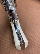 RARE Custom Colt SAA single action army Nickel 44-40 Black Powder Frame Ivory & Letter UNFIRED - 5 of 15