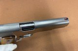 Nice Colt Government Model 1911 MK IV Series 80 (1983) 45 auto Stainless EXCELLENT! - 9 of 14
