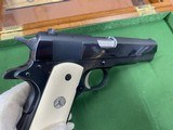UNIQUE Colt 1911 MK IV Series 70 Government 45 auto with Elephant Ivory Grips & Case EXCELLENT, RARE! - 6 of 15