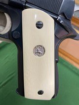 UNIQUE Colt 1911 MK IV Series 70 Government 45 auto with Elephant Ivory Grips & Case EXCELLENT, RARE! - 8 of 15