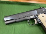 UNIQUE Colt 1911 MK IV Series 70 Government 45 auto with Elephant Ivory Grips & Case EXCELLENT, RARE! - 3 of 15