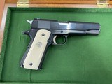 UNIQUE Colt 1911 MK IV Series 70 Government 45 auto with Elephant Ivory Grips & Case EXCELLENT, RARE! - 5 of 15