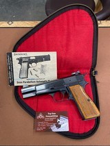 Beautiful Belgian Browning Hi Power C Series (1971) with Pouch & Paperwork ORIGINAL! - 1 of 15