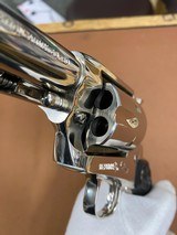 Gorgeous Nickel Colt SAA single action army 38-40, 4 3/4” Custom Shop Original EXCELLENT! - 14 of 15
